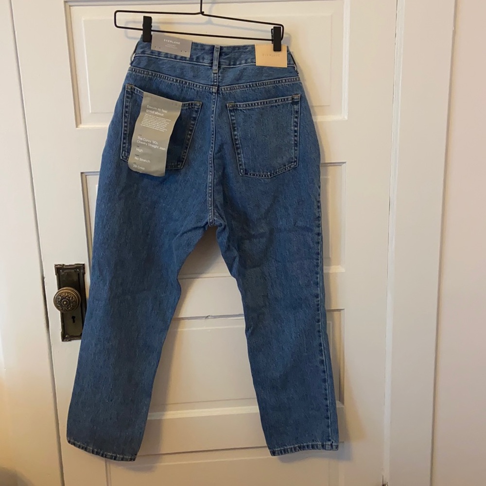 Everlane Curvy ‘90s Cheeky Straight Jean. New with tags.